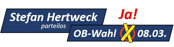 OB Wahl 2026, Stefan Hertweck - OB Kandidat